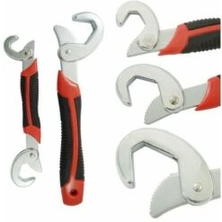 CHIAVE CHIAVI UNIVERSALE IN ACCIAIO PER DADI BULLONI 9-32 MM SNAP'N GRIP SET 2PZ