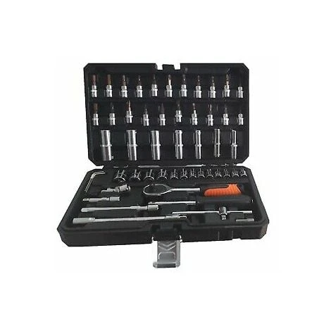 SET CHIAVI A BUSSOLA CON CRICCHETTO 53 PEZZI CHROME VANADIUM IN VALIGETTA 2 SET CHIAVI A BUSSOLA CON CRICCHETTO 53 PEZZI CHROME VANADIUM IN VALIGETTA - immagine 2