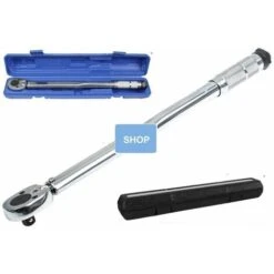 CHIAVE DINAMOMETRICA CRICCHETTO 1/2'' 28-210 Nm PER SERRAGGIO REVERSIBILE 470mm