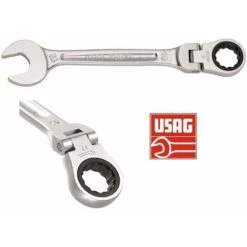 USAG 285 KF CHIAVE COMBINATA A CRICCHETTO SNODATA FISSA E STELLA SNODO COMBINATE-10 10