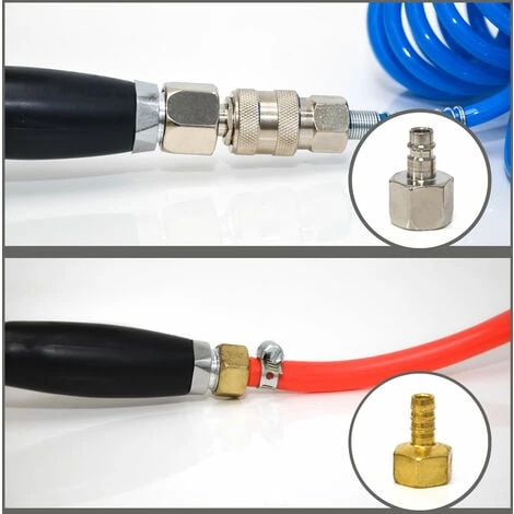 Pistola Per Intonacare 4 Ugelli Per Malta Ad Aria Compressa Di Metallo 3 Pistola Per Intonacare 4 Ugelli Per Malta Ad Aria Compressa Di Metallo - immagine 3