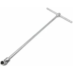 Chiave Bussola 10 Mm Doppio Snodo Testa Snodabile Maniglia A T Lunga 44 Cm