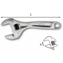 USAG 294 AC CHIAVE REGOLABILE A RULLINO CORTA