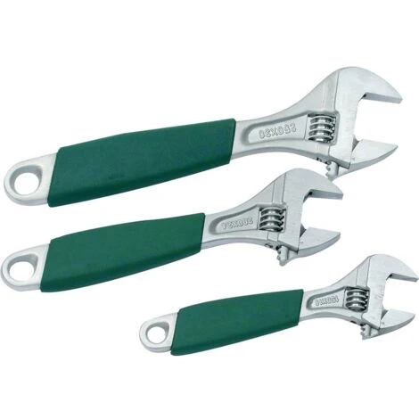 Brüder Mannesmann Mannesmann M19880 Kit Chiavi Inglesi Regolabili 3 Parti 2 Brüder Mannesmann Mannesmann M19880 Kit Chiavi Inglesi Regolabili 3 Parti - immagine 2