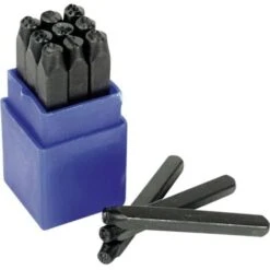 Brüder Mannesmann M 245-06 9 Parti KIT Lettere Altezza Lettere: 6 Mm