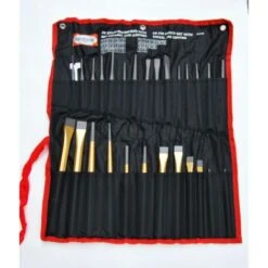 SET SCALPELLI CACCIASPINE CACCIACHIODI PUNZONI 28 PZ PEZZI BULLINI ASTUCCIO 276