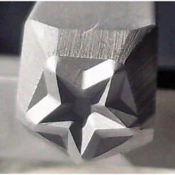 PUNZONE MARCATORE PER METALLO IMPRONTA A STELLA DA 3 Mm PUNZONI