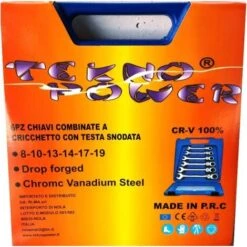 Chiavi Combinate A Cricchetto Con Snodo/Snodabili 6 Pz Da 8 A 19mm In Valigetta -Negozio al dettaglio Ks Tools || No name || Beta 16167421 3