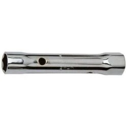 ORECA-CHIAVE A TUBO DOPPIA BOCCA ESAGONALE Mm 18X19 CROMATA