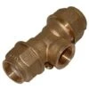 Raccordo Tubo Polietilene Tee Ottone Astori T 3 Lati Tubo Impianto Casa Acqua Misura: 20x1/2x20