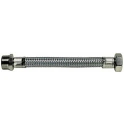 Tubo Flessibile Lavabo Cassetta Cm 50 X 3/8 M-f Bagno Lavello Idraulica Ricambi