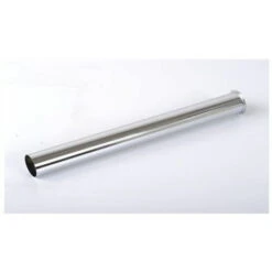 Tubo Di Scarico Canna Canotto Cromata Con Bordo D° 26 Mm X 30 Cm Ricambio Bagno