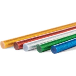 Trotec Confezione Di Stick Di Colla A Caldo Glitter, 50 Pezzi (Ø 11 Mm)