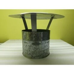 Fumaiolo Cappello In Lamiera Zincata Canna Fumaria Camino Tubo Fumo Varie Misure Diametro: 100° -Negozio al dettaglio Ks Tools || No name || Beta 23086874 3