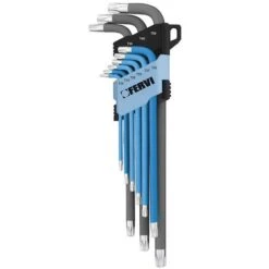 SET 9 PZ CHIAVI TORX LUNGHE A ELLE L FERVI 0545/TF