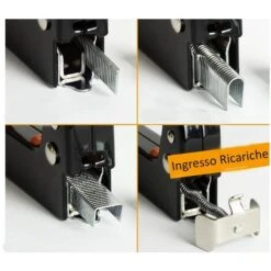 Graffettatrice Sparapunti Manuale Graffette Sparachiodi Punti Metallici Multiuso 6 Graffettatrice Sparapunti Manuale Graffette Sparachiodi Punti Metallici Multiuso -Negozio al dettaglio Ks Tools || No name || Beta 26372403 3