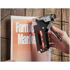 Graffettatrice Sparapunti Manuale Graffette Sparachiodi Punti Metallici Multiuso 7 Graffettatrice Sparapunti Manuale Graffette Sparachiodi Punti Metallici Multiuso -Negozio al dettaglio Ks Tools || No name || Beta 26372403 4