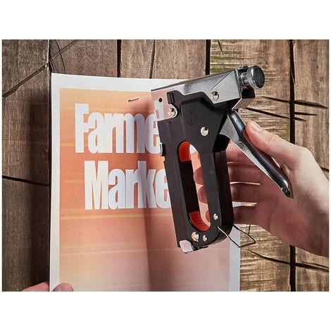 Graffettatrice Sparapunti Manuale Graffette Sparachiodi Punti Metallici Multiuso 4 Graffettatrice Sparapunti Manuale Graffette Sparachiodi Punti Metallici Multiuso - immagine 4