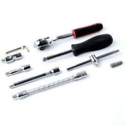 SET 46 PZ BUSSOLE CHIAVE A CRICCHETTO AVVITATORE ATTACCO 1/4 REVERSIBILE -Negozio al dettaglio Ks Tools || No name || Beta 27965783 3