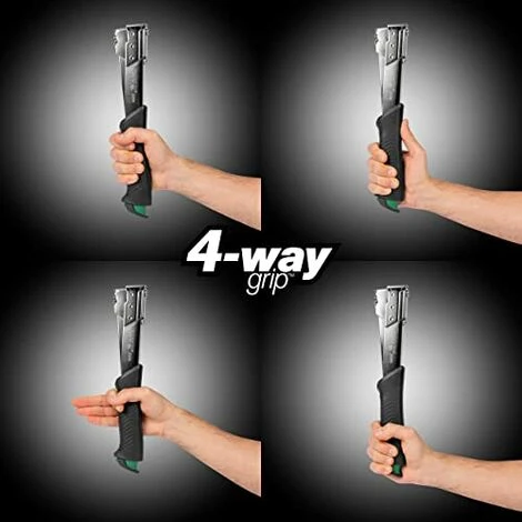 Rapid Pro R311 Graffettatrice A Martello In Acciaio Per Fissare Moquette, Tappetini In Gomma Piuma E Feltro Al Legno, Contiene Fino A 175 Graffette Piatte N. 140 Da 6-12 Mm, Confezionata In Blister 2 Rapid Pro R311 Graffettatrice A Martello In Acciaio Per Fissare Moquette, Tappetini In Gomma Piuma E Feltro Al Legno, Contiene Fino A 175 Graffette Piatte N. 140 Da 6-12 Mm, Confezionata In Blister - immagine 2