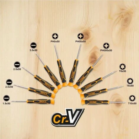 Set Cacciaviti Professionali 18 Pezzi Magnetici A Croce Stella Taglio Torx 3 Set Cacciaviti Professionali 18 Pezzi Magnetici A Croce Stella Taglio Torx - immagine 3