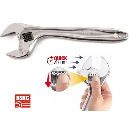 USAG 294 AD CHIAVE A RULLINO CON REGOLAZIONE RAPIDA-380 (50 Mm) 1 USAG 294 AD CHIAVE A RULLINO CON REGOLAZIONE RAPIDA-380 (50 Mm)