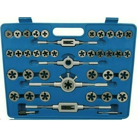 CASSETTA CON KIT FILIERA 110pz FILIERE MASCHI E FEMMINE PER FILETTATURA 2 CASSETTA CON KIT FILIERA 110pz FILIERE MASCHI E FEMMINE PER FILETTATURA - immagine 2