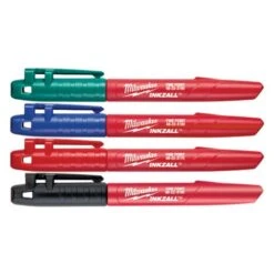 SET 4 PENNARELLI INDELEBILI PUNTA FINE A COLORI