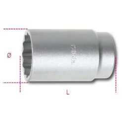 Beta CHIAVE A BUSSOLA PER SERRAGGIO DADO MOZZO MM 24 ART. 969B