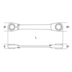 Beta CHIAVI POLIGONALI REVERSIBILI A CRICCHETTO 192 DA 8-10-12-13 5 Beta CHIAVI POLIGONALI REVERSIBILI A CRICCHETTO 192 DA 8-10-12-13 -Negozio al dettaglio Ks Tools || No name || Beta 32653910 3