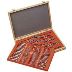 ASSORTIMENTO DI 110 PZ MASCHI E FILIERE DA 2 A 18MM