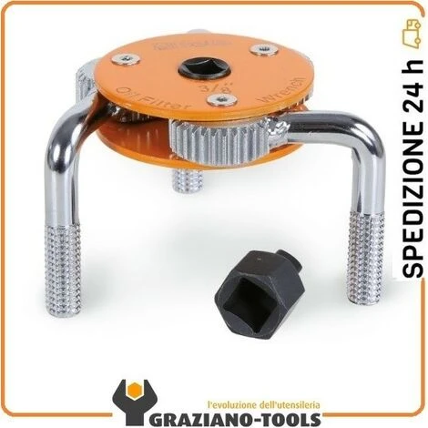Chiave Autoregolabile A Tre Bracci Per Filtri Olio Destrorsa-Sinistrorsa - Beta 1493H 1 Chiave Autoregolabile A Tre Bracci Per Filtri Olio Destrorsa-Sinistrorsa - Beta 1493H