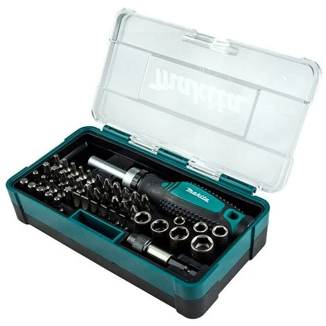 Set Di Bit E Bussole MAKITA B-36170 (47 Pezzi) 1 Set Di Bit E Bussole MAKITA B-36170 (47 Pezzi)
