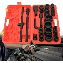 CHIAVI A BUSSOLA ESAGONALI 3/4 E 1 26 PZ CAMION TRATTORI CON CRICCHETTO -Negozio al dettaglio Ks Tools || No name || Beta 33916431 3