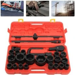 CHIAVI A BUSSOLA ESAGONALI 3/4 E 1 26 PZ CAMION TRATTORI CON CRICCHETTO -Negozio al dettaglio Ks Tools || No name || Beta 33916431 4