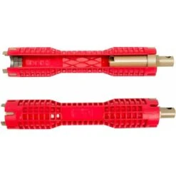 SOEKAVIA Chiave A Tubo Multiuso, Strumento Di Riparazione Del Rubinetto Per Rubinetto E Lavandino Chiave A Bussola Per Idraulico Per Attrezzi Idraulici Chiave Da Cucina Chiave (rossa) -Negozio al dettaglio Ks Tools || No name || Beta 35820884 4