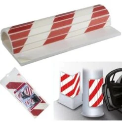 Trade Shop - Pannello Adesivi Antiurto Per Garage Box Modulabile Paraurti Auto 20 X 30 Cm