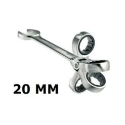 Chiave Combinata 20 Mm A Cricchetto Chiave Combinata 20 Mm A Cricchetto Testa Snodabile Pieghevole Chrome Vanadium