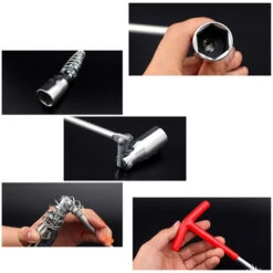 Chiave Snodabile Monta Smonta Svita Candele A T Auto Moto 14mm Montaggio Candele -Negozio al dettaglio Ks Tools || No name || Beta 42444088 4