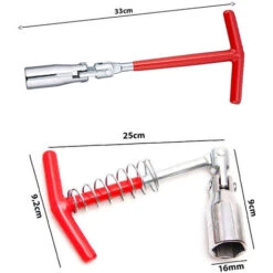 Chiave Snodabile Monta Smonta Svita Candele A T Auto Moto 14mm Montaggio Candele -Negozio al dettaglio Ks Tools || No name || Beta 42444088 5