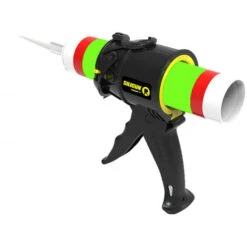 SILIGUN - PISTOLA MANUALE ERGONOMICA PER CARTUCCE DI SILICONE UNIVERSALI ANTIGOCCIA 95X180MM - BIGMAT