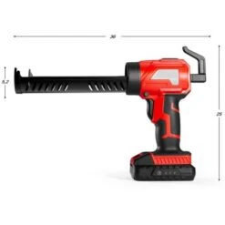 Varan Motors - CG4318 Pistola Per Stucco A Batteria Con Silicone + Batteria 20v 2000mah E Caricatore -Negozio al dettaglio Ks Tools || No name || Beta 44825353 5