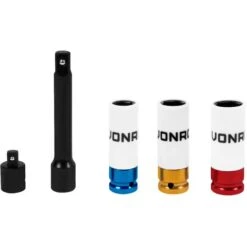 VONROC Chiave Dinamometrica ½" - 470mm - 28-210Nm. Incl. 3 Bussuole, Prolunga E Riduttore 7 VONROC Chiave Dinamometrica ½" - 470mm - 28-210Nm. Incl. 3 Bussuole, Prolunga E Riduttore -Negozio al dettaglio Ks Tools || No name || Beta 45878285 3