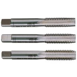 Serie 3 Maschi Maschio A Mano HSS RETTIFICATI KRINO Passo Grosso Filetto Metrico M3 X 0,5