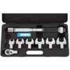 CHIAVE DINAMOMETRICA PROFESSIONALE 15 - 80 NM IN KIT 8 Pz FERVI Art. 0803/S080