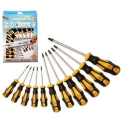 BGS TECHNIC PRO+ - SET DI 11 CACCIAVITI TORX, CON CHIUSURA DI SICUREZZA