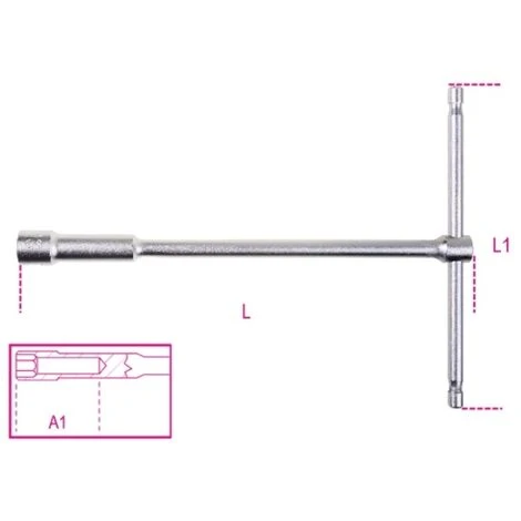 Chiave A T Bussola Esagonale Profonda Beta 949 - 8 1 Chiave A T Bussola Esagonale Profonda Beta 949 - 8