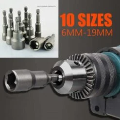 10 Pezzi Chiavi A Bussola Per Avvitatore, Chiave A Bussola Avvitatore Magnetico Da 6 Mm -19 Mm Chiavi A Tubo Set Chiavi A Bussola, Cambio Rapido, Per Trapano Avvitatore Pistola Pneumatica -Negozio al dettaglio Ks Tools || No name || Beta 51175540 5
