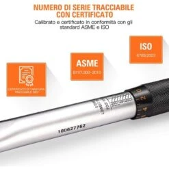 TACKLIFE Chiave Dinamometrica, Professional, 1/2"(42-210 NM), Barra Di Prolunga Di Calibrazione 24T, Riduttore Da 3/8", Scatola, Certificazione, Per Riparatori-HTW2B -Negozio al dettaglio Ks Tools || No name || Beta 51233540 3