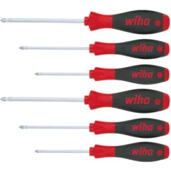 WIHA Set Di Cacciavite Phillips Softfinish® / Pozidriv.6-TLG.